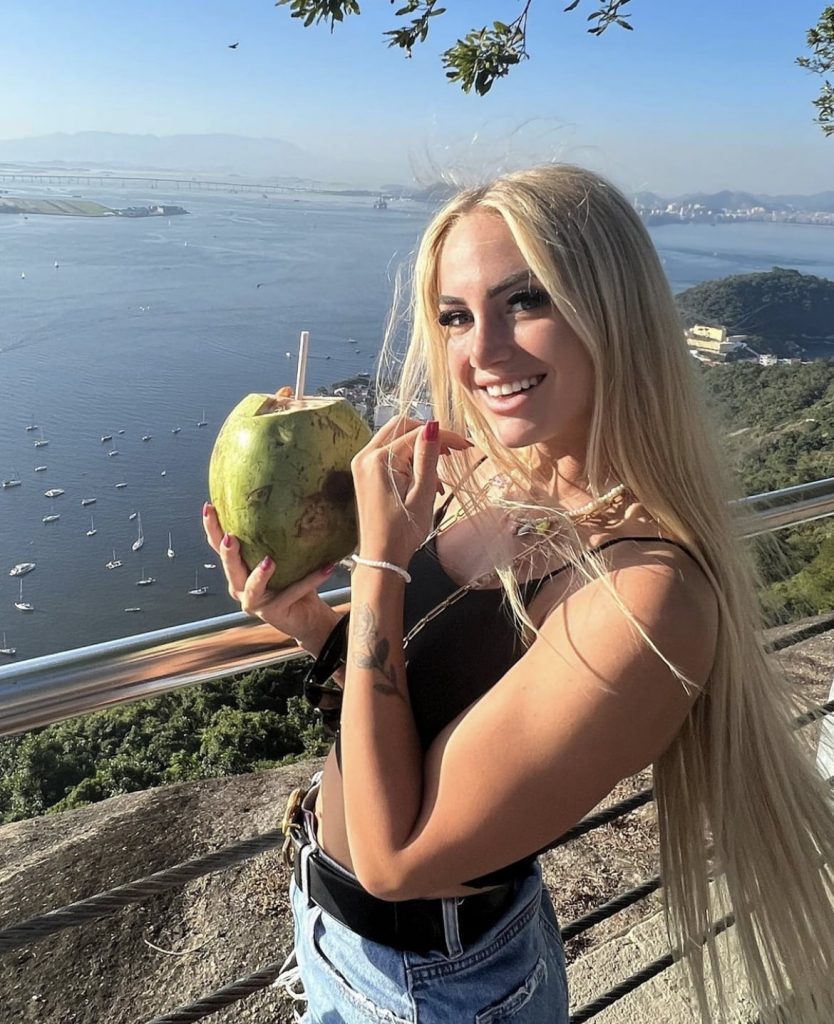 Alisha Lehmann on holiday